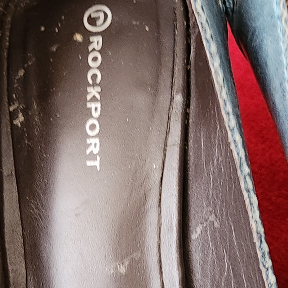 Rockport Steel Blue Heels 6M - Picture 5 of 6